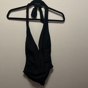 DKNY black one piece swimsuit. Size M.